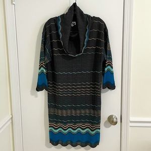 Missoni cowl neck dress, size 10